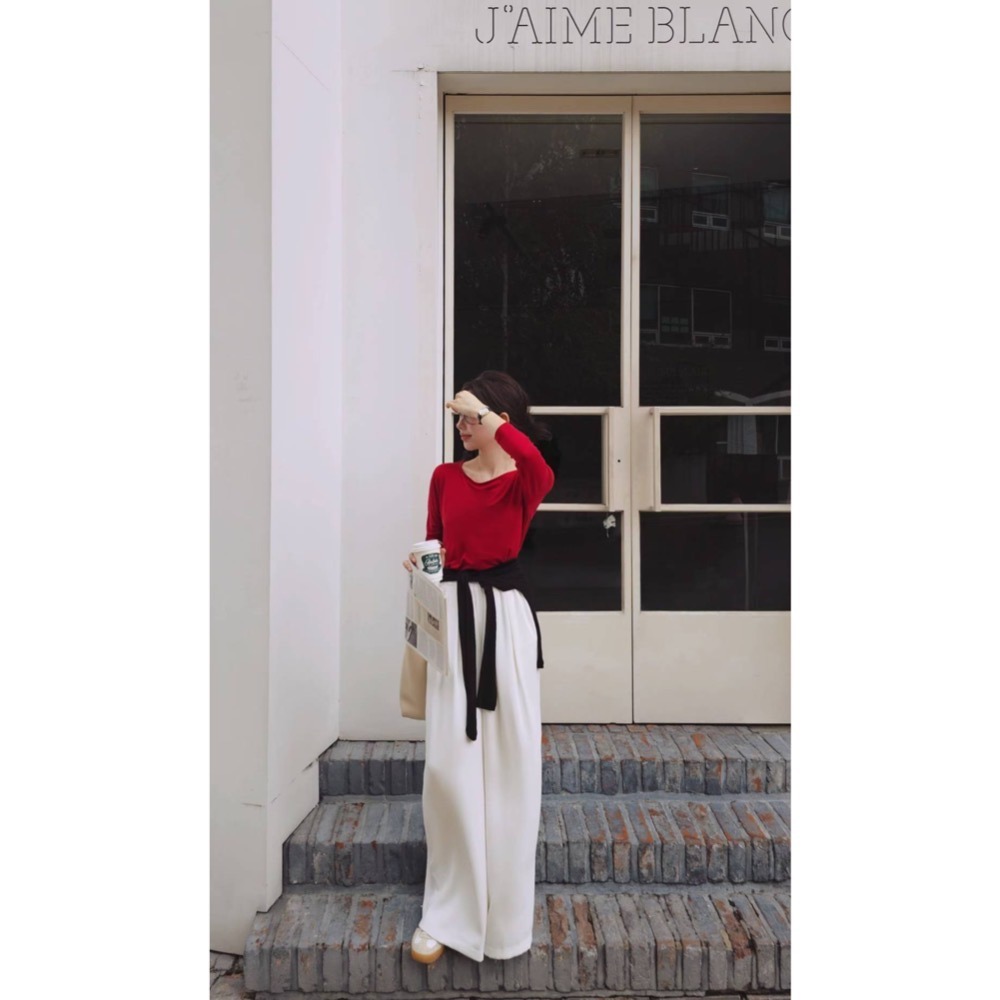 MiaoMiao Korea 萬能基礎天絲羊毛T Copiner 漂亮歐膩 秋季 東大門 正韓代購-細節圖9