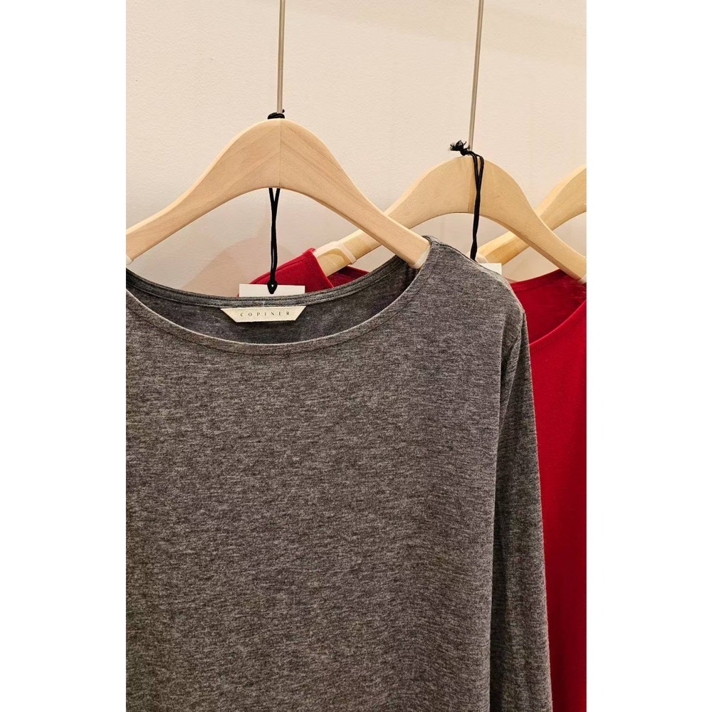 MiaoMiao Korea 萬能基礎天絲羊毛T Copiner 漂亮歐膩 秋季 東大門 正韓代購-細節圖10