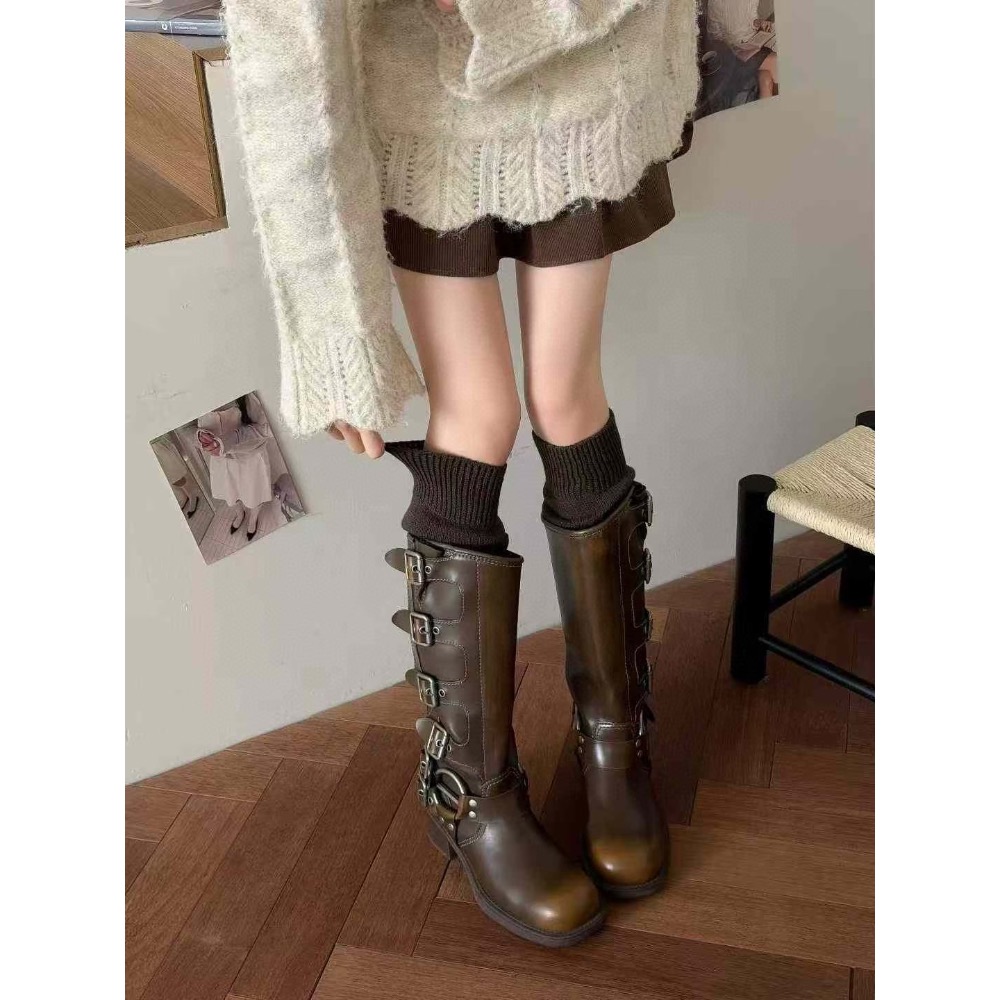 MiaoMiao Korea 少女感堆堆連腳襪套💕 秋冬 東大門 正韓代購-細節圖3