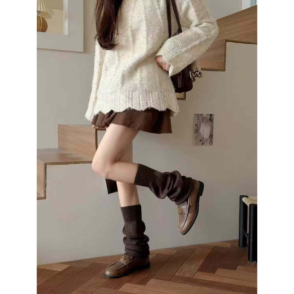 MiaoMiao Korea 少女感堆堆連腳襪套💕 秋冬 東大門 正韓代購-細節圖5