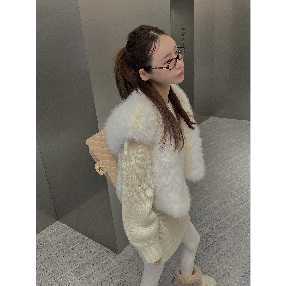 MiaoMiao Korea 千金感毛絨絨背心外套 Mienne 米妮歐膩 秋冬 東大門 正韓代購-細節圖3