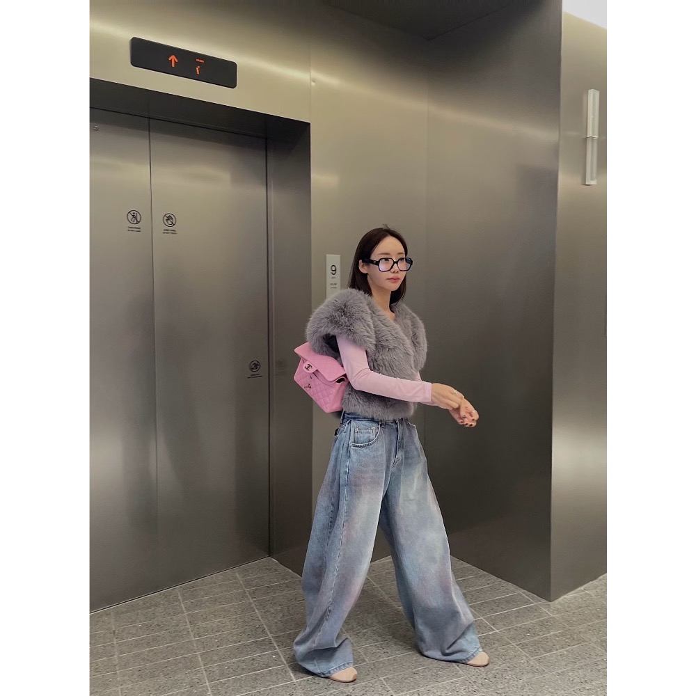 MiaoMiao Korea 千金感毛絨絨背心外套 Mienne 米妮歐膩 秋冬 東大門 正韓代購-細節圖5