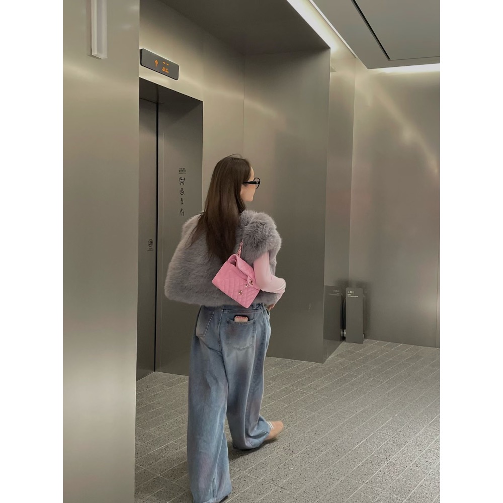 MiaoMiao Korea 千金感毛絨絨背心外套 Mienne 米妮歐膩 秋冬 東大門 正韓代購-細節圖6