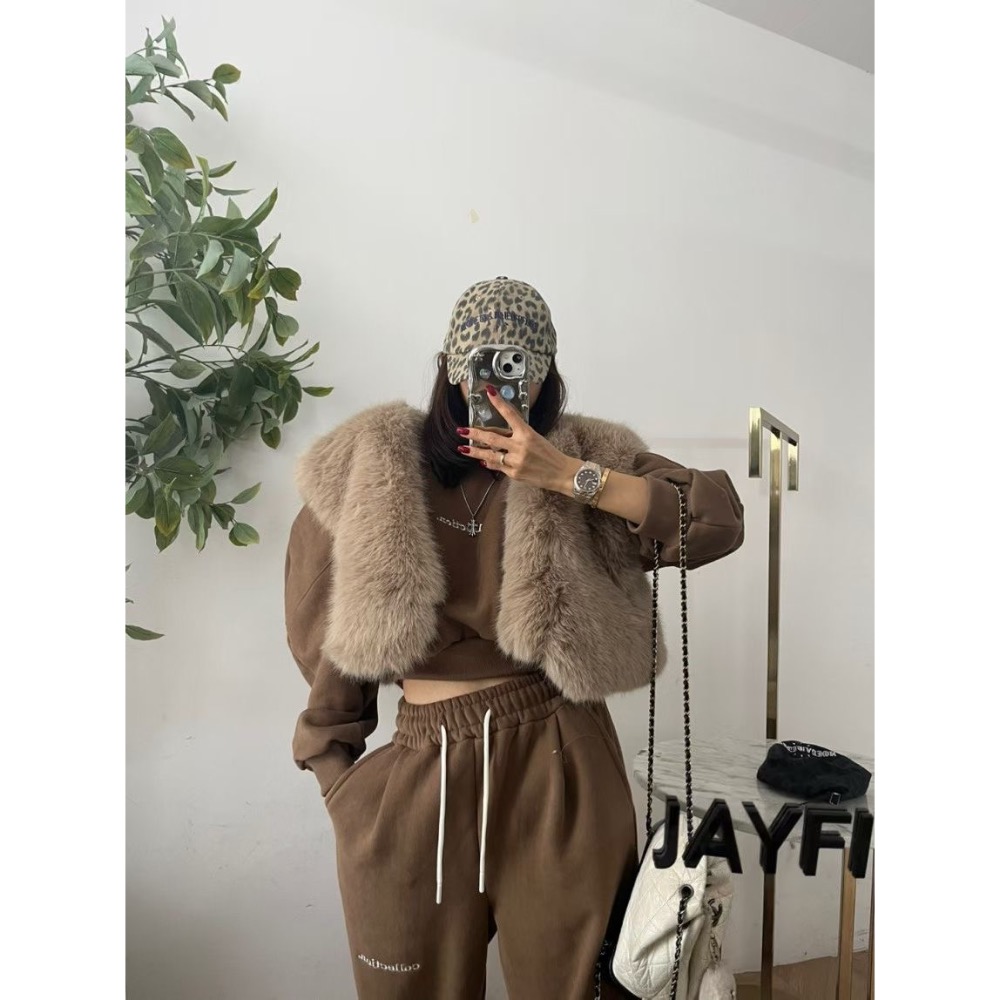 MiaoMiao Korea 千金感毛絨絨背心外套 Mienne 米妮歐膩 秋冬 東大門 正韓代購-細節圖10