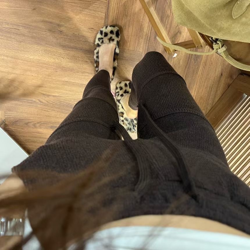 MiaoMiao Korea 保暖配件🔥 百搭鬆緊抽繩內搭褲 Mienne 米妮歐膩 秋冬 東大門 正韓代購-細節圖6