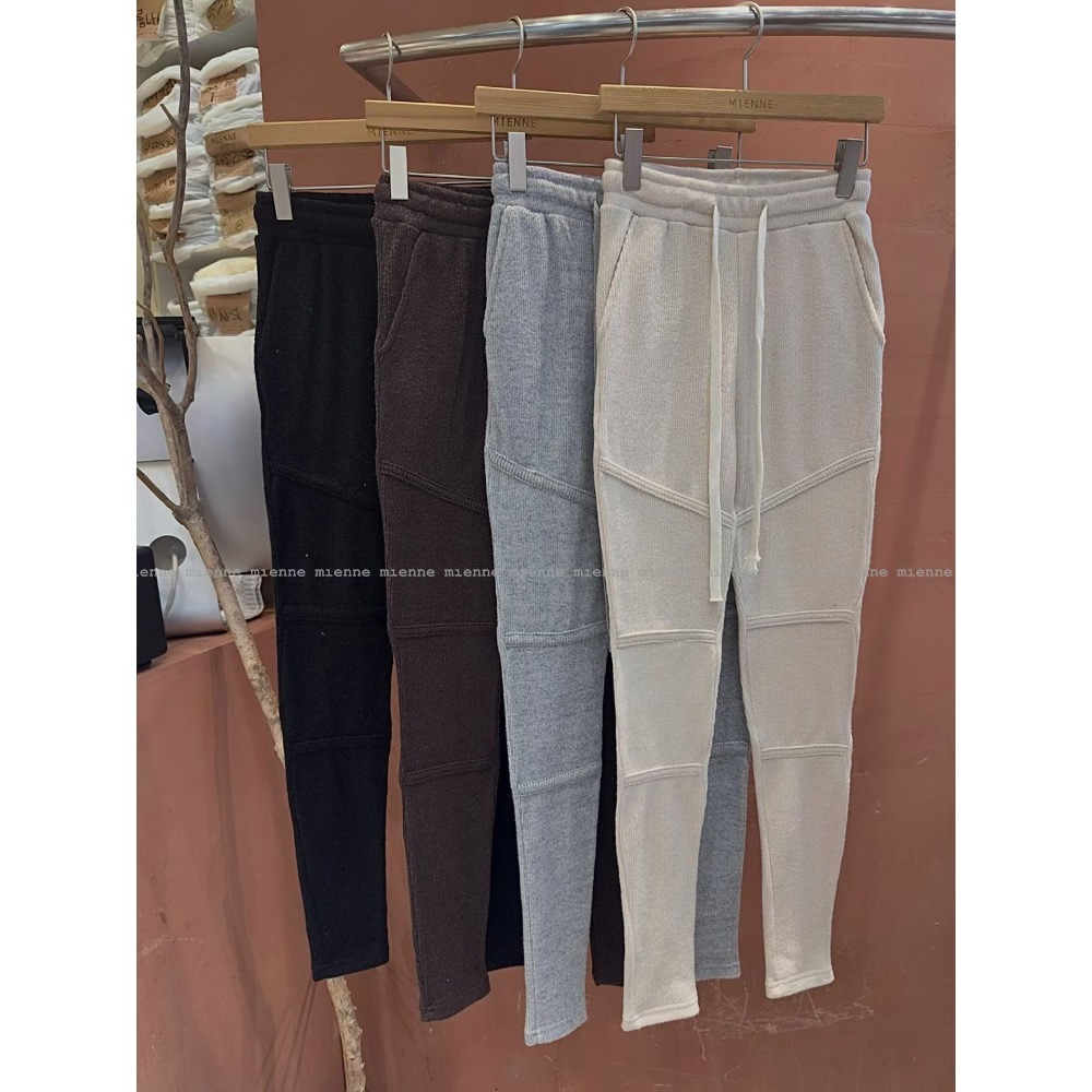 MiaoMiao Korea 保暖配件🔥 百搭鬆緊抽繩內搭褲 Mienne 米妮歐膩 秋冬 東大門 正韓代購-細節圖11