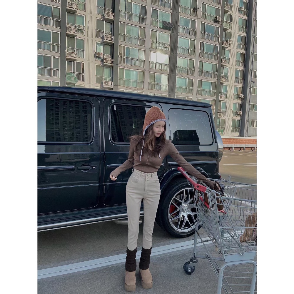 MiaoMiao Korea 亨利領開釦長袖上衣 Mienne 米妮歐膩 秋冬 東大門 正韓代購-細節圖3