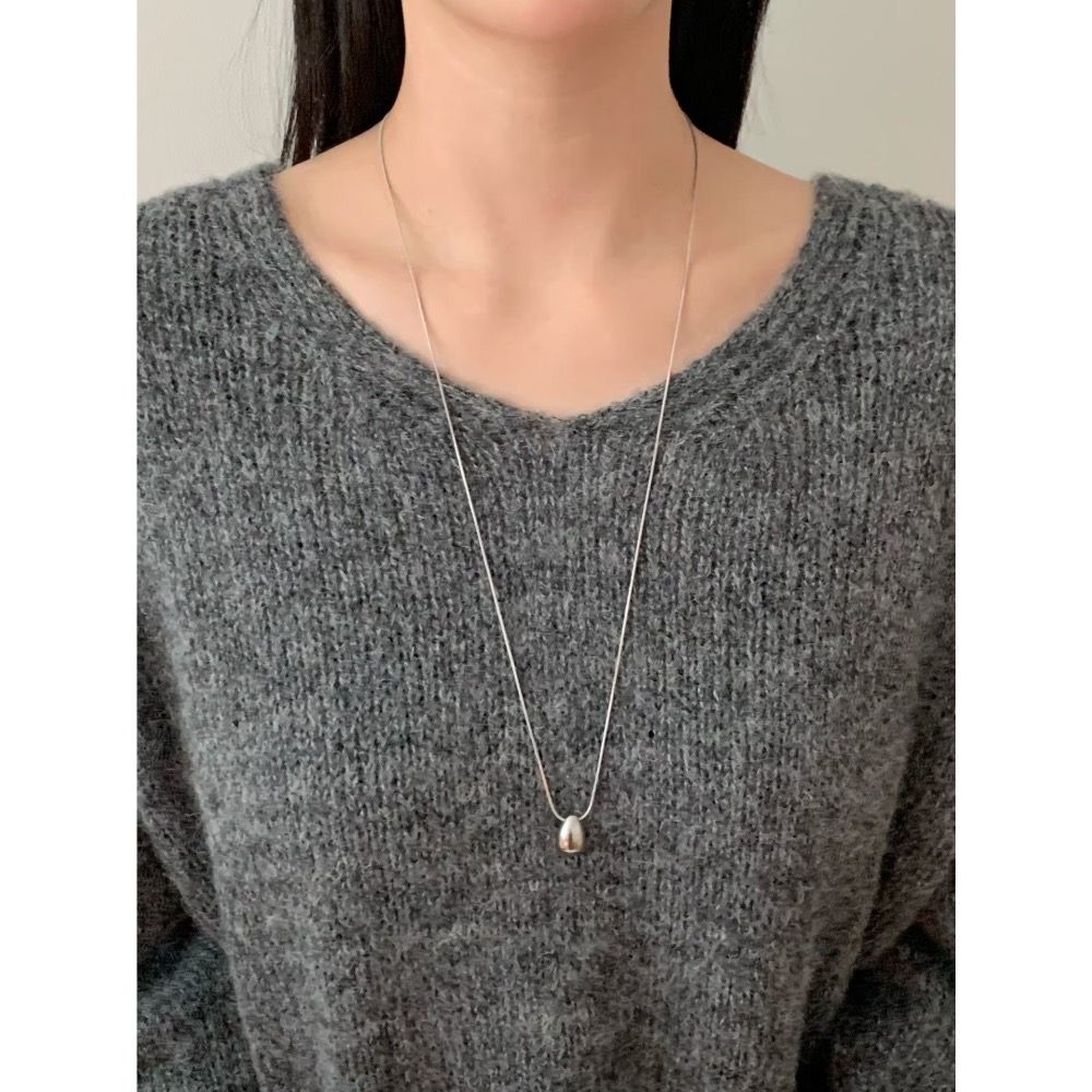 MiaoMiao Korea 簡約水滴可調式Y字鏈 秋冬 東大門 正韓代購-細節圖2