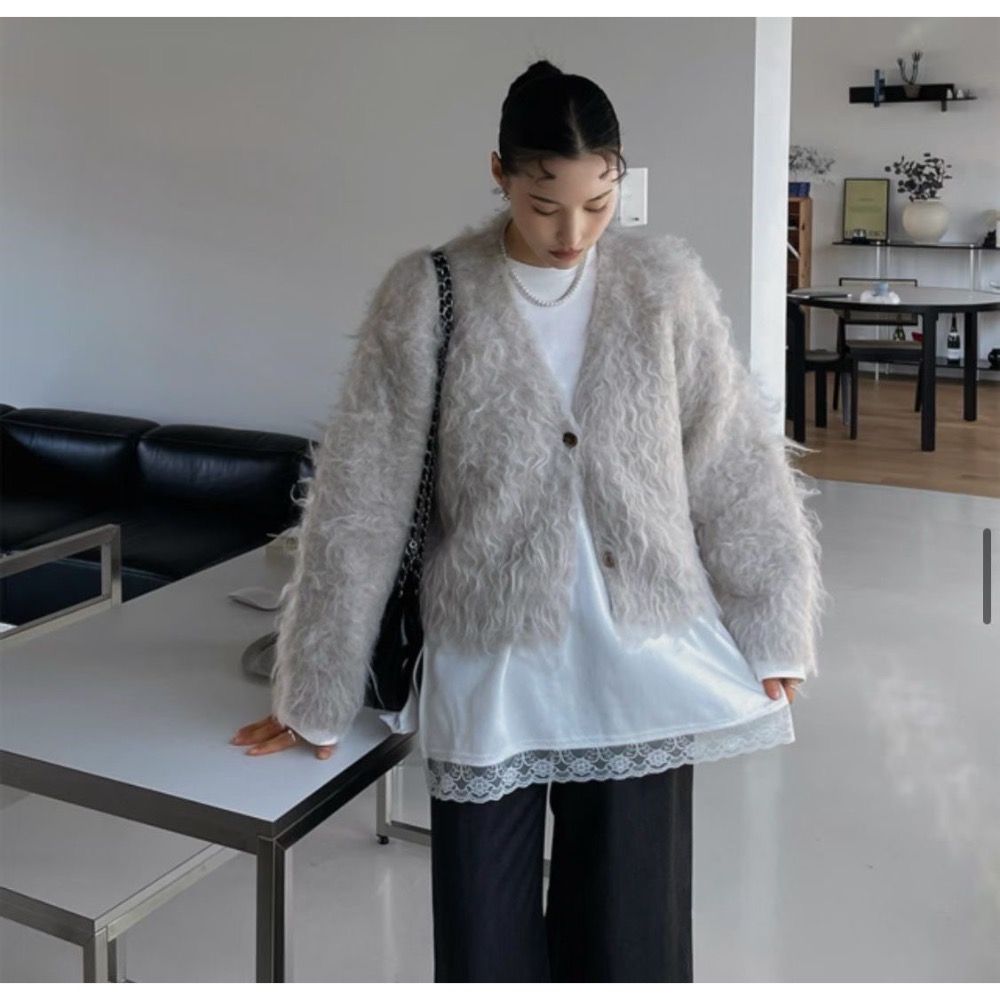 MiaoMiao Korea 內搭疊穿神伴侶💖 蕾絲下擺長袖T恤 秋冬 東大門 正韓代購-細節圖4