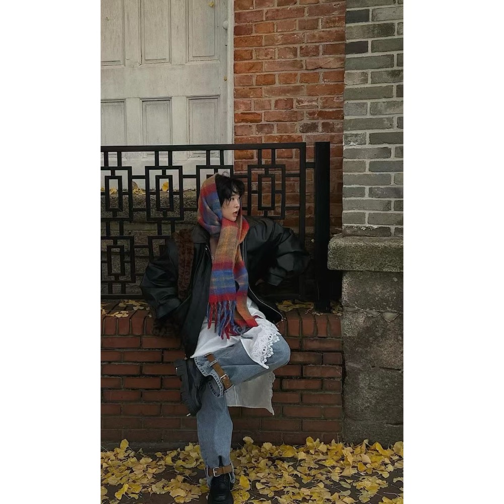 MiaoMiao Korea 抗寒保暖首選🏆 厚實絨毛皮格外套 冬季 東大門 正韓代購-細節圖3