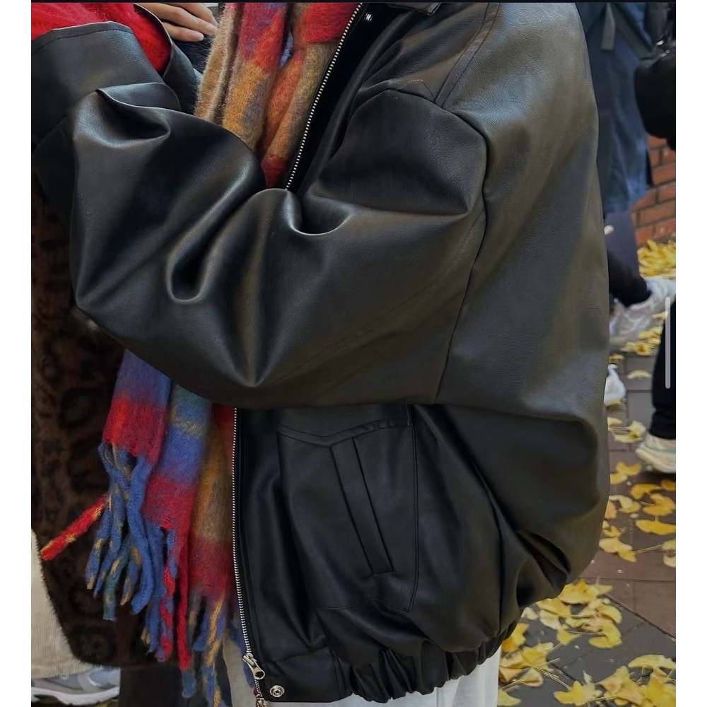 MiaoMiao Korea 抗寒保暖首選🏆 厚實絨毛皮格外套 冬季 東大門 正韓代購-細節圖6