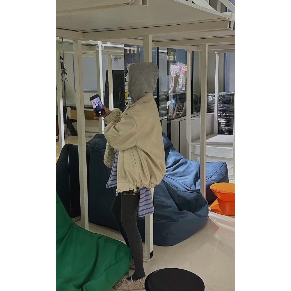 MiaoMiao Korea 抗寒保暖首選🏆 厚實絨毛皮格外套 冬季 東大門 正韓代購-細節圖9