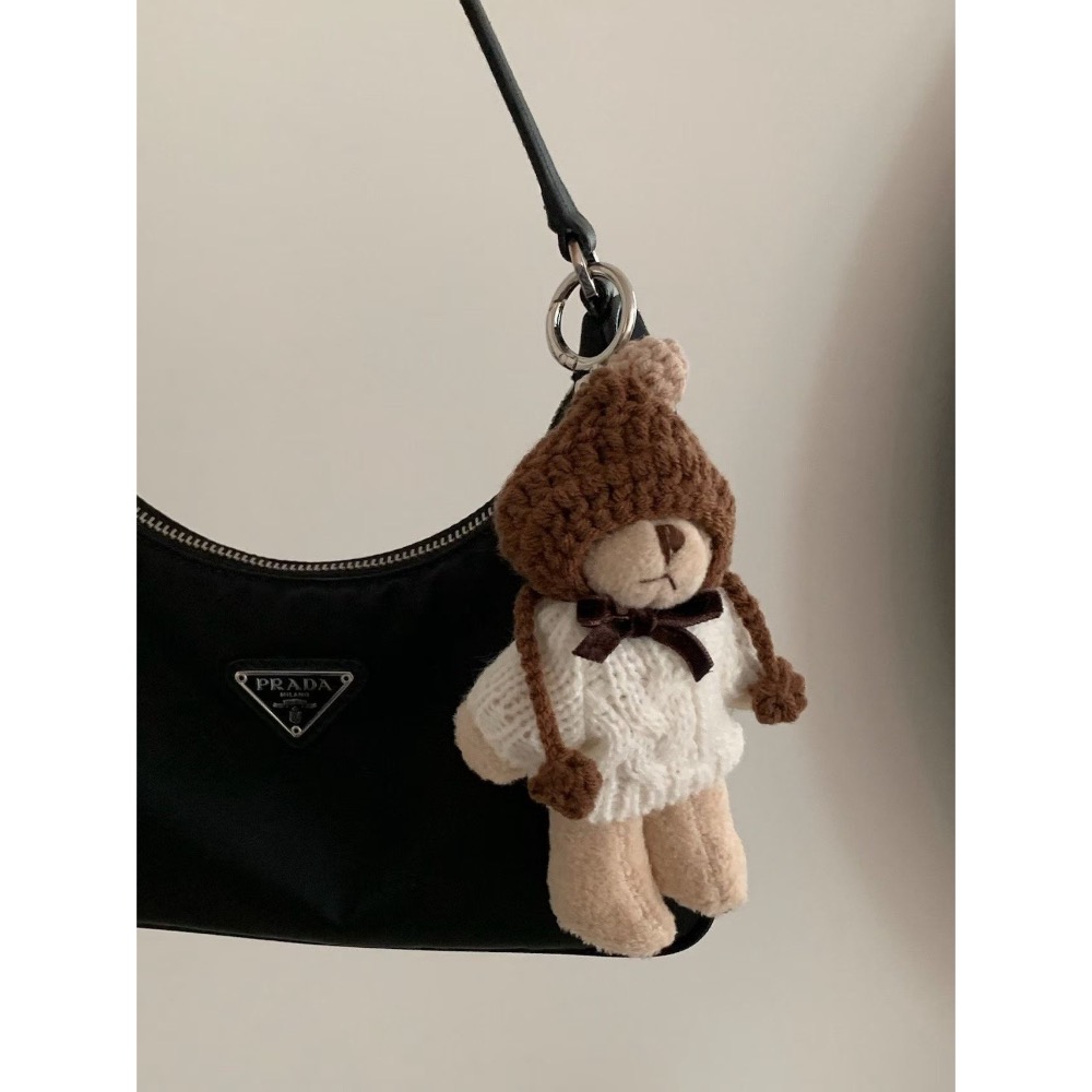 MiaoMiao Korea 療癒系針織毛衣小熊吊飾🧸 秋冬 東大門 正韓代購-細節圖4