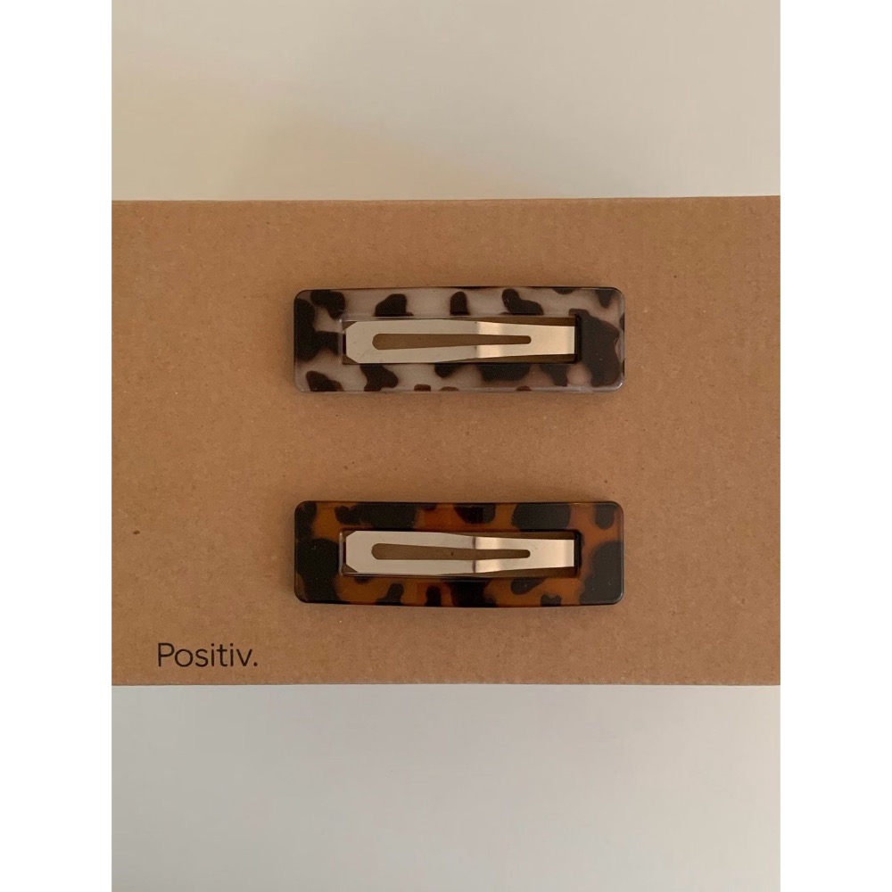 MiaoMiao Korea 清冷小姐姐必備🤎 復古琥珀髮夾（單枚）  秋冬 東大門 正韓代購-細節圖9