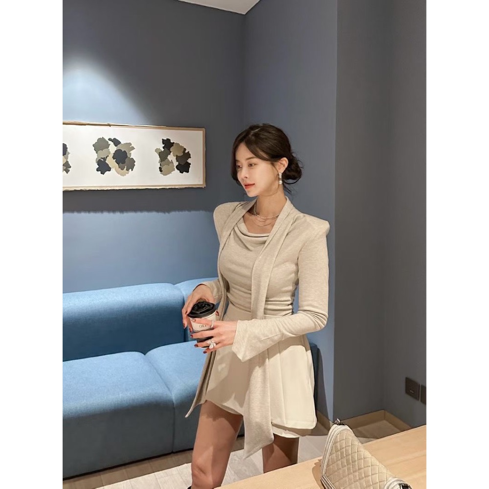 MiaoMiao Korea 甜辣百褶鬆緊褲裙 春季 東大門 正韓代購-細節圖8