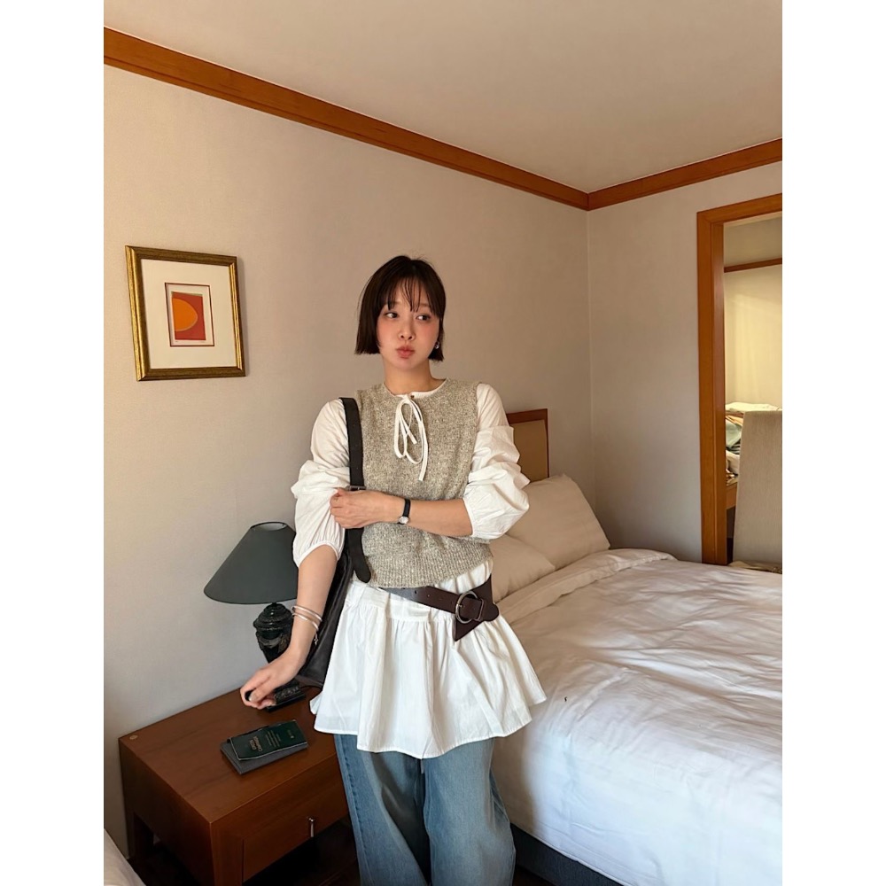 MiaoMiao Korea 時髦不對稱設計感皮帶 東大門 正韓代購-細節圖11