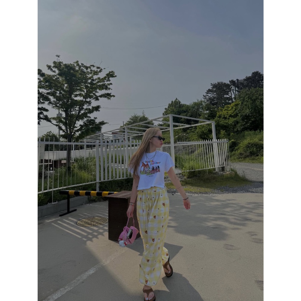 MiaoMiao Korea 居家休閒 米妮/小鹿斑比印花T恤 縮口休閒褲 春夏 東大門 正韓代購-細節圖8