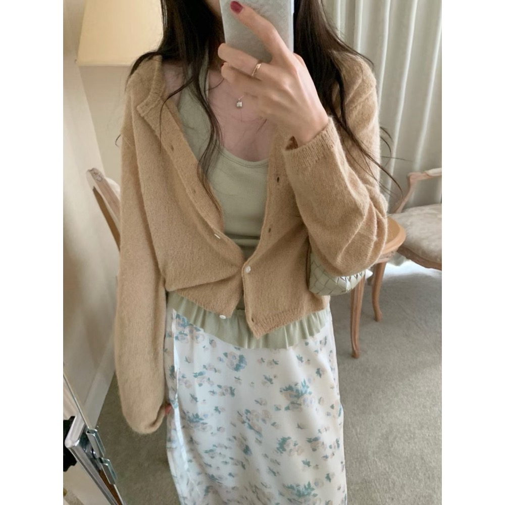 MiaoMiao Korea 內建bra羅紋荷葉邊背心 秋季 東大門 正韓代購-細節圖7