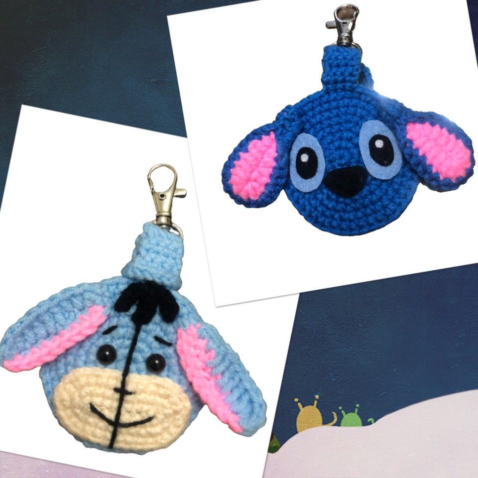 gogoro鑰匙套 毛線編織 gogoro手作針織 毛線手作 屹耳gogoro鑰匙套 gogoro 史迪奇鑰匙套卡套-細節圖3