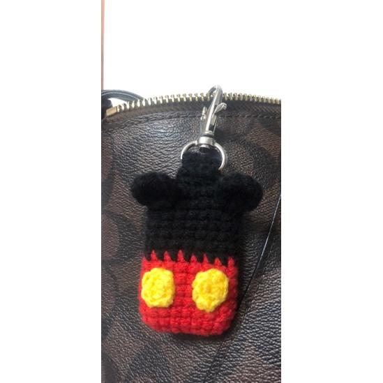 Jojo愛編織 毛線編織 磁卡套 手作針織 毛線手作 屹耳 大樓感應卡套  鑰匙套卡套-細節圖3