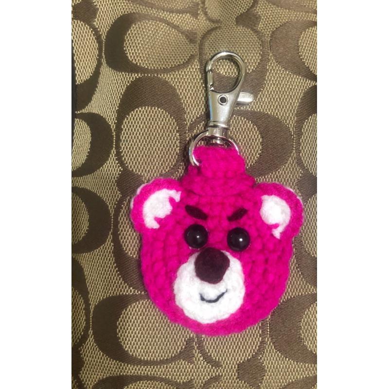 Jojo愛編織 毛線編織 磁卡套 手作針織 毛線手作 屹耳 大樓感應卡套  鑰匙套卡套-細節圖7