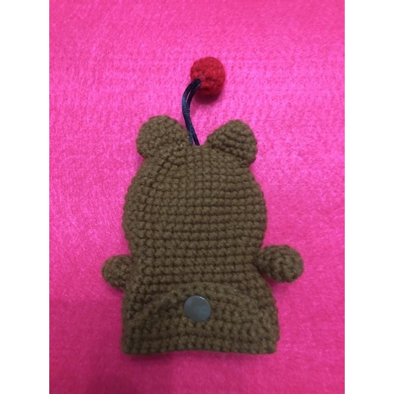 《現貨特價》編織鑰匙包★ 奇奇★純手工 毛線編織 鎖匙包 客製-細節圖2