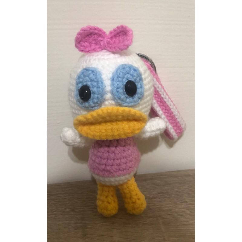 屹耳鑰匙掛飾 純手工 毛線編織 屹耳娃娃 編織娃娃 龍貓娃娃 毛線娃娃-細節圖2