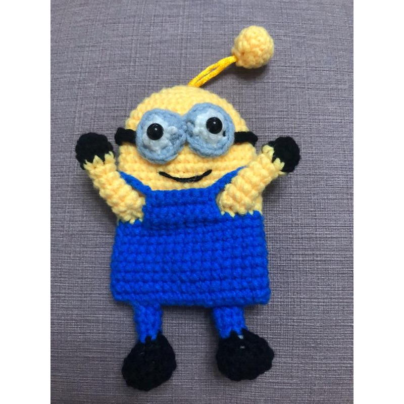 Jojo愛編織 鑰匙包 客製 ★維尼 龍貓 米奇 屹耳 美樂蒂 河馬 恐龍★純手工 毛線編織 手作鑰匙包 客製化鑰匙圈-細節圖2