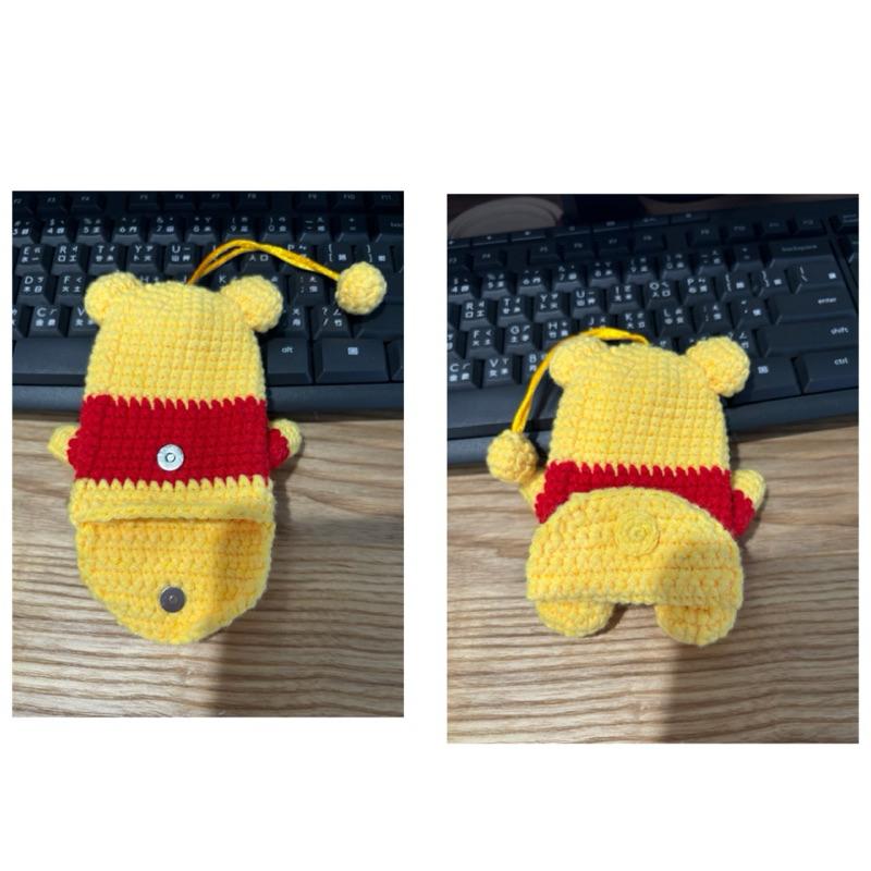 Jojo愛編織 鑰匙包 客製 ★維尼 龍貓 米奇 屹耳 美樂蒂 河馬 恐龍★純手工 毛線編織 手作鑰匙包 客製化鑰匙圈-細節圖7