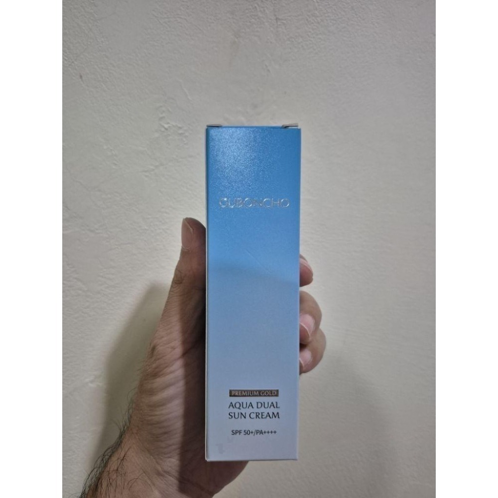 正品 現貨 九本草 GUBONCHO 雙效水潤透氣防曬霜 Aqua Dual Sun Cream 全新-細節圖3