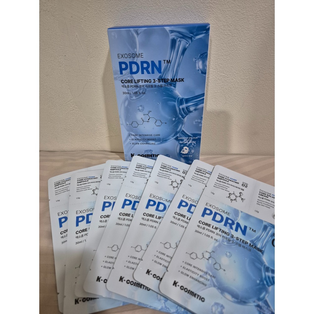 ​【韓國直送】K-COSMETIC 外泌體 PDRN 核心緊緻三步驟面膜 30ml (7片裝)-細節圖3