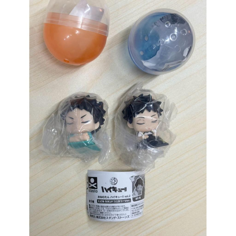 排球少年睡眠公仔扭蛋P2-新色篇 おねむたんハイキュー!! vol.2 にどねセカンドユニカラーVer.2-細節圖8