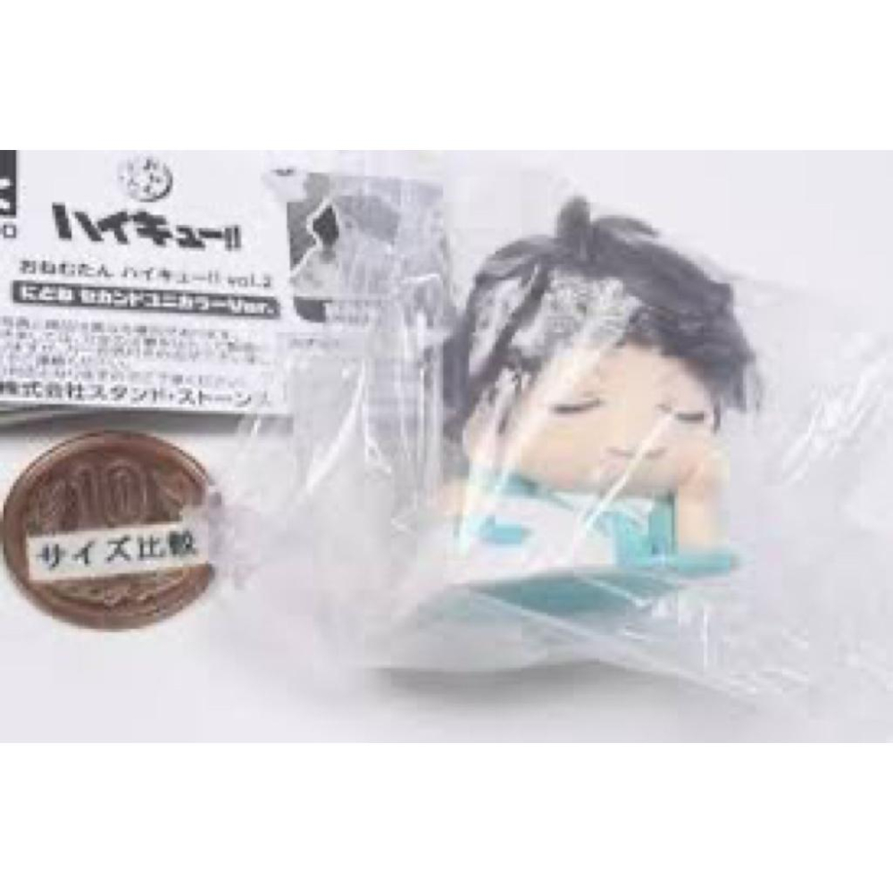 排球少年睡眠公仔扭蛋P2-新色篇 おねむたんハイキュー!! vol.2 にどねセカンドユニカラーVer.2-細節圖9