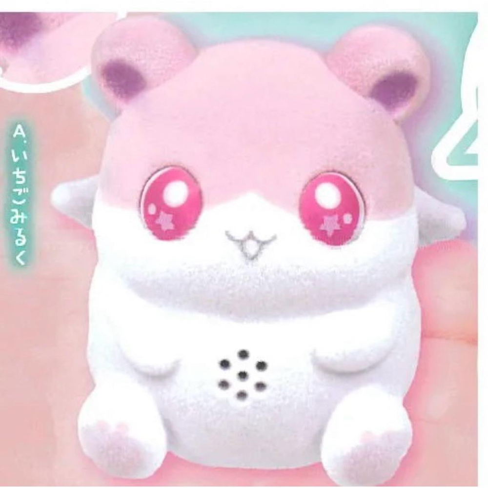 回聲天使倉鼠公仔 扭蛋 まねっこだいすき！ おしゃべりまねモマスコット 〜ハムちゃんエンジェル〜-細節圖2