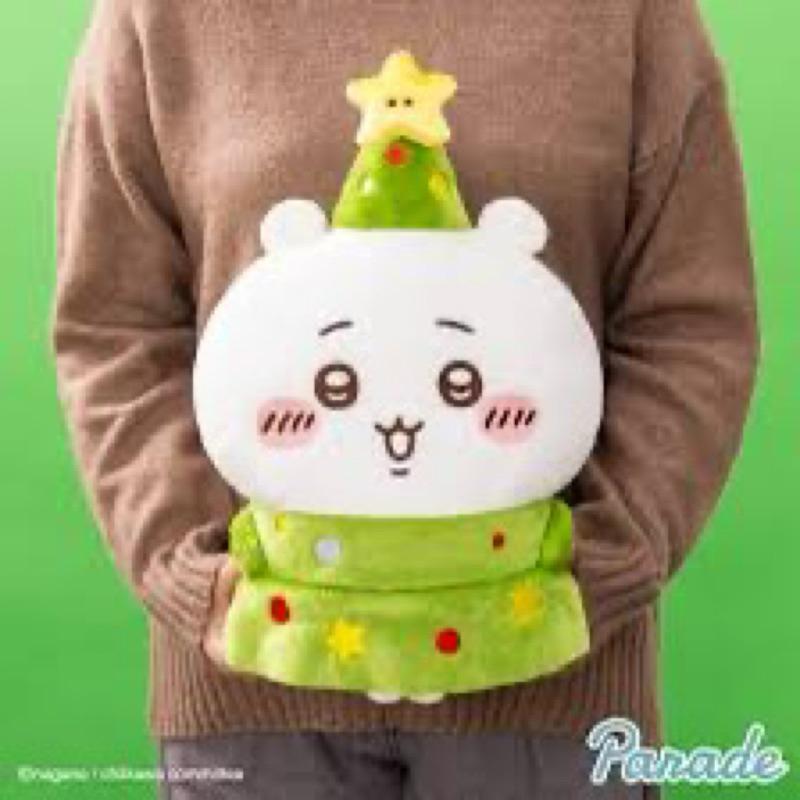 parade 日版景品 吉伊卡哇 聖誕節限定big 絨毛玩偶ちいかわ クリスマスBIGぬいぐるみ-細節圖5