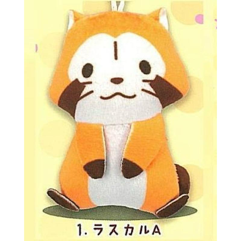 夢屋 小浣熊玩偶吊飾 扭蛋 RASCALぬいぐるみボールチェーン-細節圖4