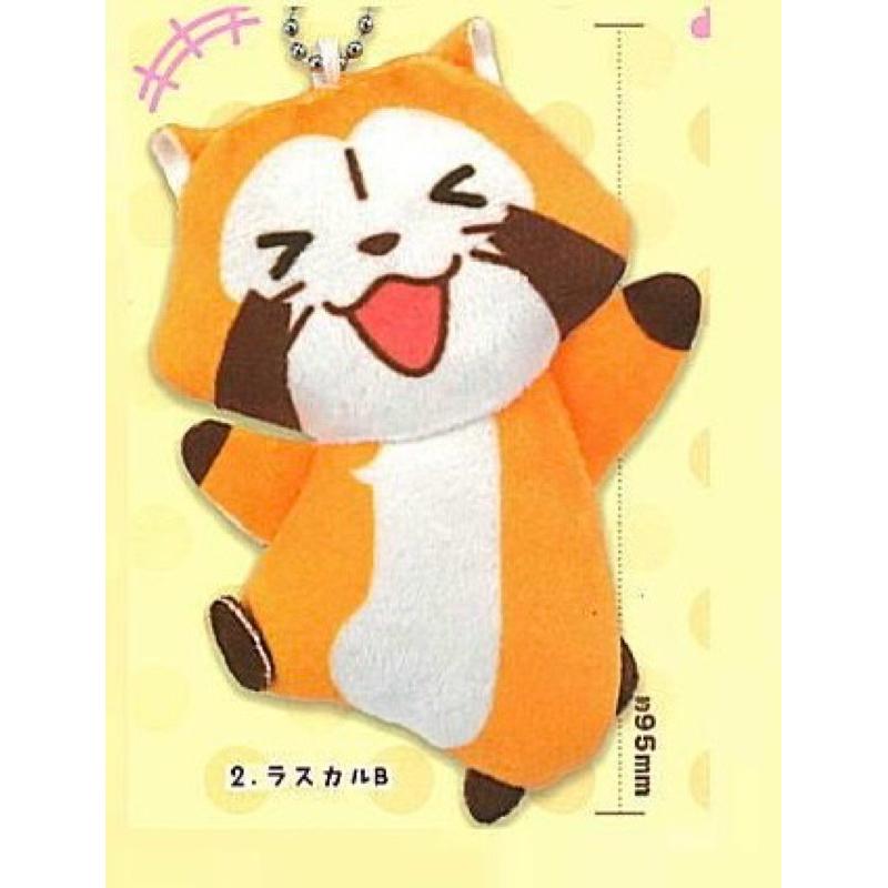 夢屋 小浣熊玩偶吊飾 扭蛋 RASCALぬいぐるみボールチェーン-細節圖5