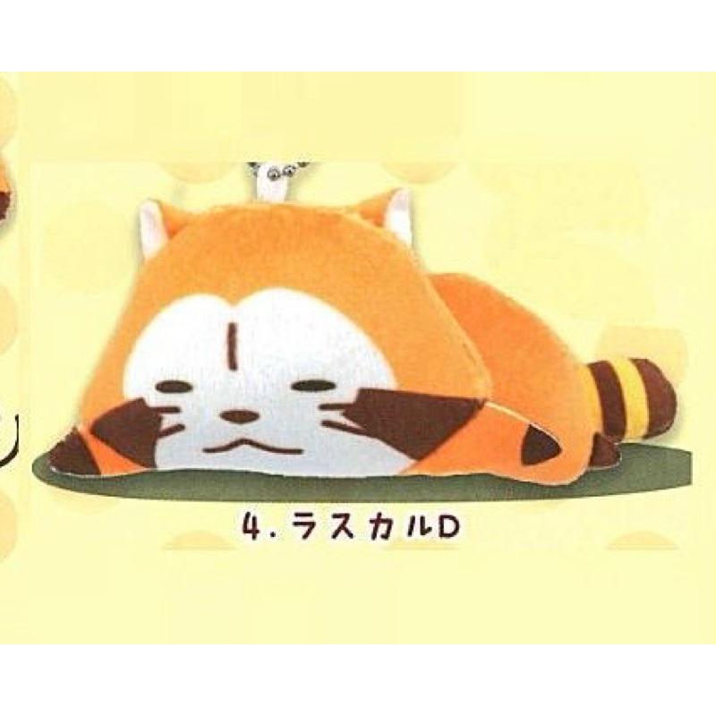 夢屋 小浣熊玩偶吊飾 扭蛋 RASCALぬいぐるみボールチェーン-細節圖6