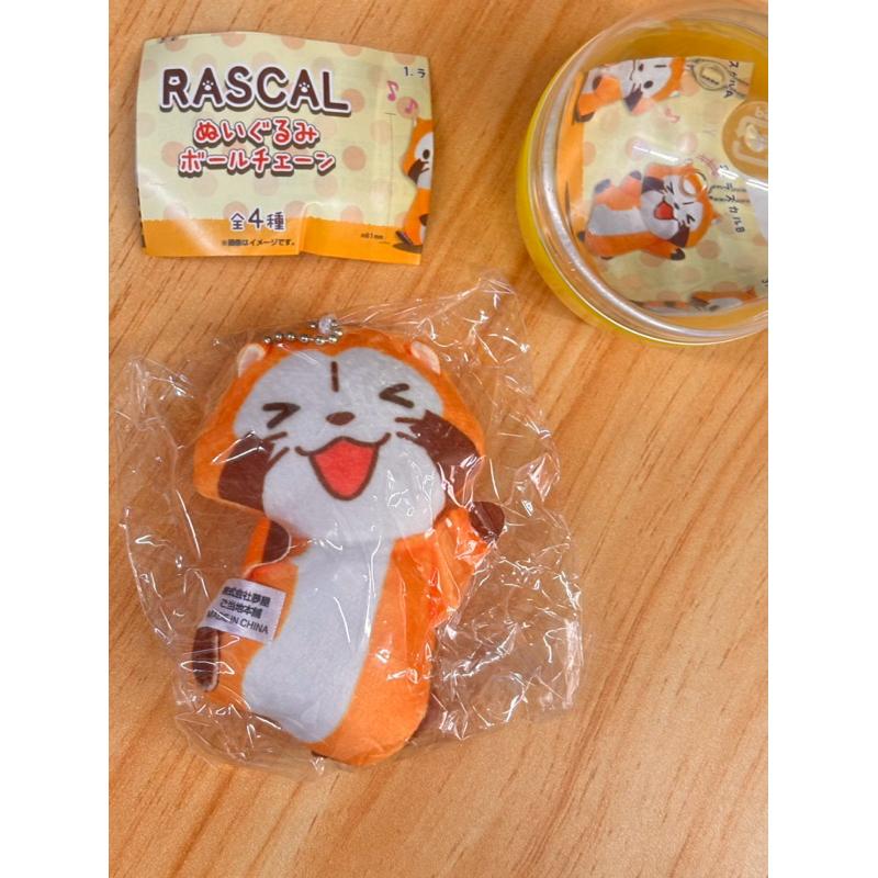 夢屋 小浣熊玩偶吊飾 扭蛋 RASCALぬいぐるみボールチェーン-細節圖9