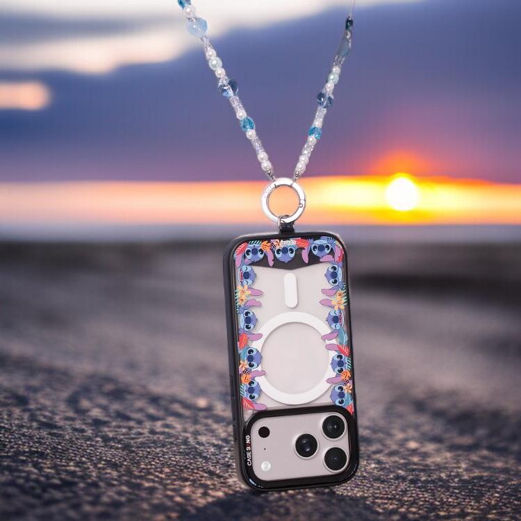 CASEBANG X 迪士尼史迪奇聯名 熱浪派對系列 長掛繩 掛鍊 背鏈 斜背袋-細節圖3