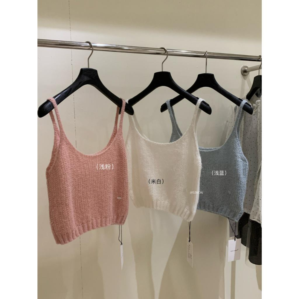 【Swan＇s room】新品8折優惠💗馬海毛吊帶背心-細節圖9