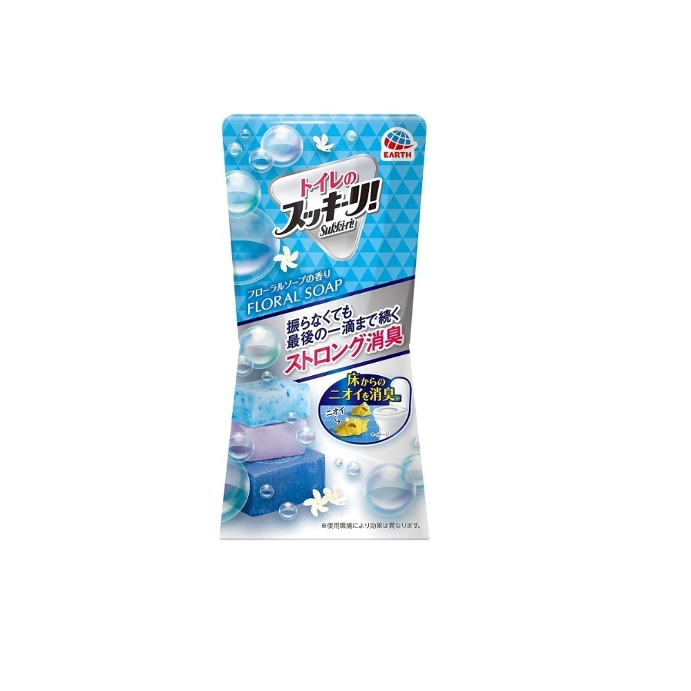 廁所 芳香除臭劑💗地球製藥 400ml 浴廁芳香 日本製 薰衣草香 玫瑰香 花香 皂香-細節圖2