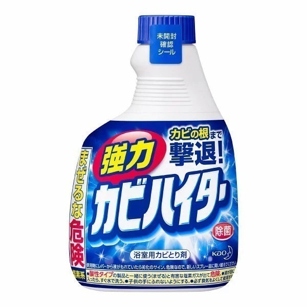 花王 KAO 浴室強力泡沫除霉💗清潔噴霧 去汙 黴菌 400ml 浴缸 磁磚 橡膠條 霉垢 日本原裝-細節圖3