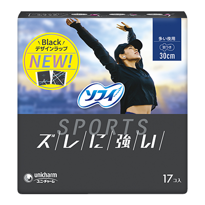 蘇菲衛生棉 日本境內 超薄 SPORTS系列 超薄 衛生棉 舒適貼合技術 超強抗移位 Unicharm 生理褲 安心褲-細節圖4