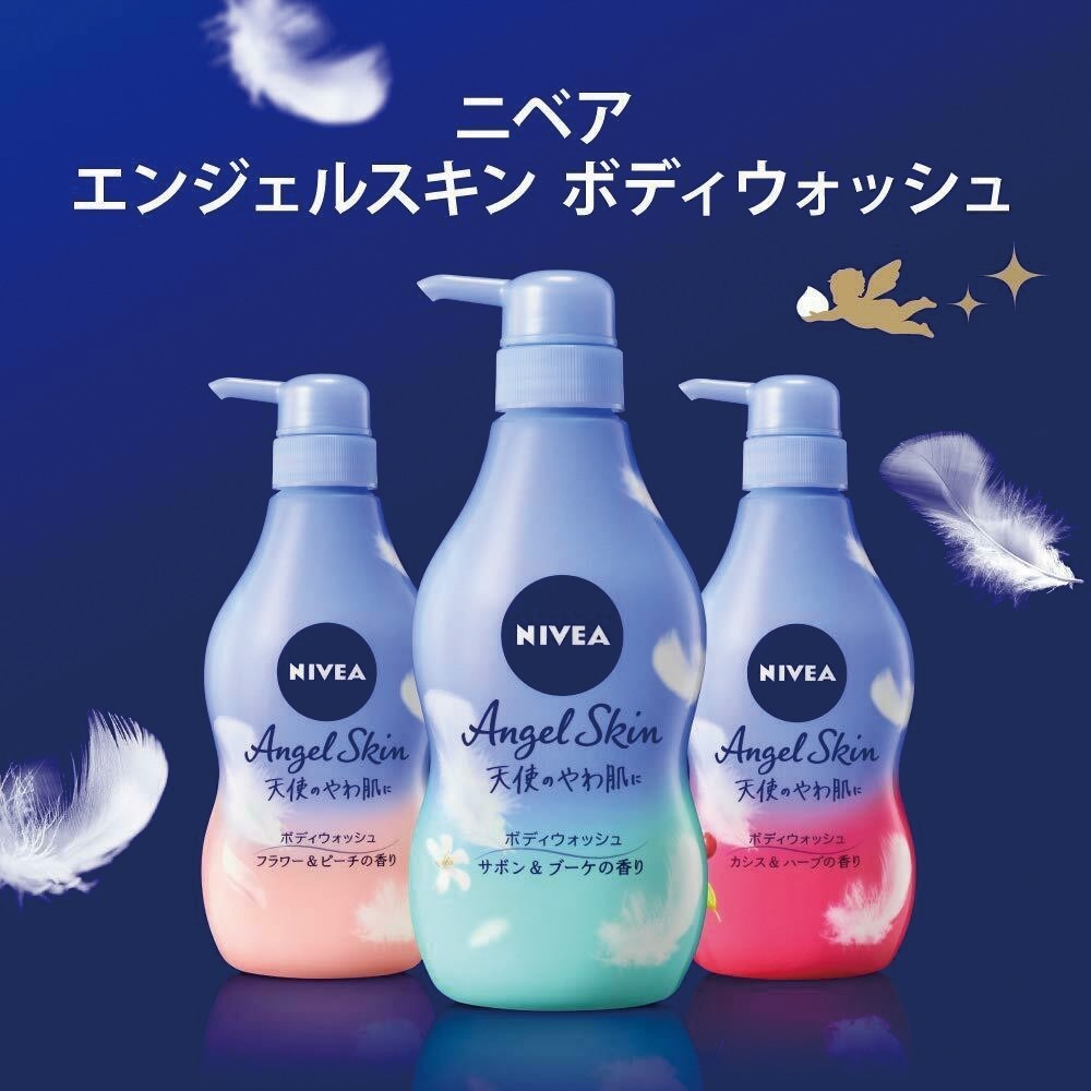 妮維雅NIVEA沐浴乳480ml 濃厚保濕 天使柔膚 日本境內 香水 玫瑰 甜蜜蜂蜜 歐洲風皂香 百合香-細節圖2