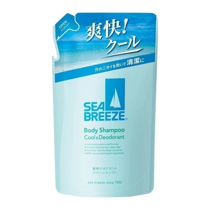 資生堂 海洋微風 沐浴露 沐浴乳 洗髮精 潤髮乳  SEA BREEZE 日本境內 海帆 海洋微風 涼感 清爽 酷涼-細節圖3