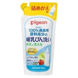 日本製 貝親 Pigeon 奶瓶蔬果清潔液 瓶裝 補充包 清洗蔬果 奶瓶、奶嘴、玩具 嬰幼兒產品清潔劑-細節圖2