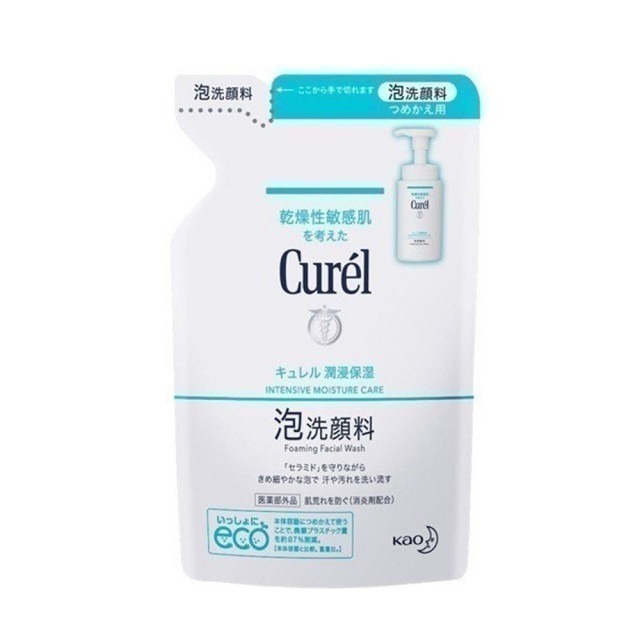 珂潤 日本 Curel 潤浸保濕 洗顏慕絲 洗面乳 控油洗面慕斯 瓶裝 補充包 卸妝油 卸妝凝膠-細節圖2