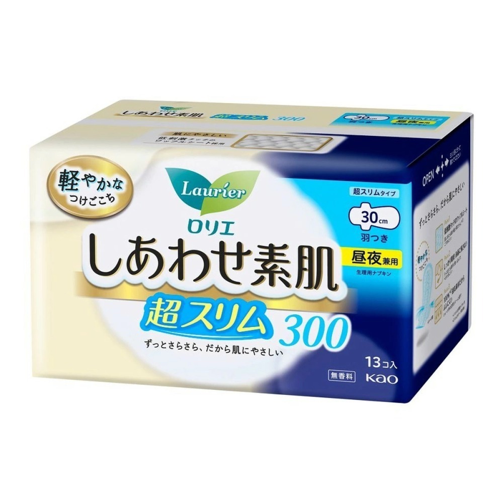 日本境內 蕾妮亞 舒膚Free 素肌 衛生棉 KAO 花王 Laurier 無香料 素肌-細節圖6