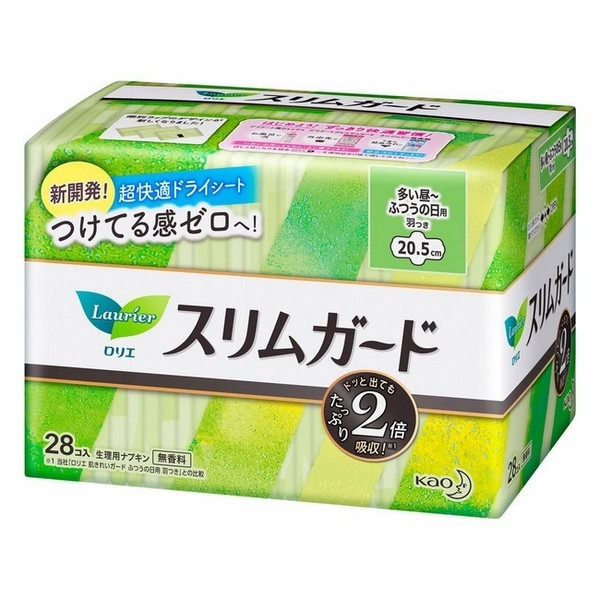 日本境內 蕾妮亞 超速吸零觸感特薄衛生棉 KAO 花王 Laurier 無香料 衛生棉 日本製-細節圖2
